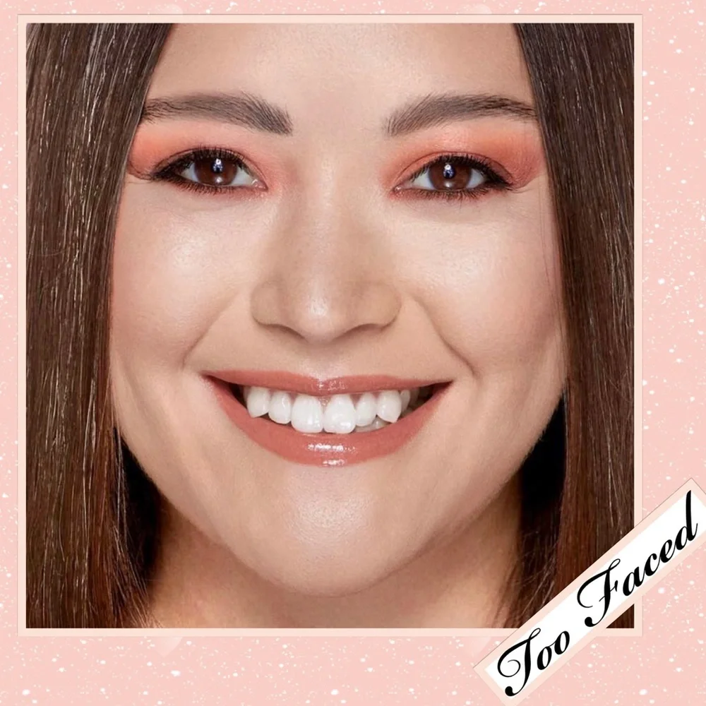 Too Faced Christmas Coffee Travel Size Eyeshadow Palette (Peach, Rust, Cream)